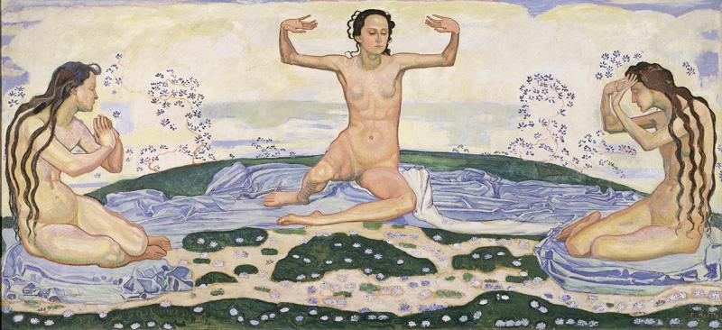 Ferdinand Hodler Le Jour III Sweden oil painting art